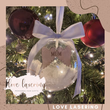 Load image into Gallery viewer, Personalised Memorial Bauble