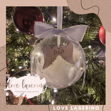Load image into Gallery viewer, Personalised Memorial Bauble