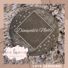 Load image into Gallery viewer, Personalised Company Logo Slate Coaster