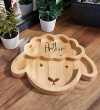 Load image into Gallery viewer, Personlised Wooden Rainbow Plate