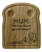 Load image into Gallery viewer, Personalised Wooden Egg Breakfast Board
