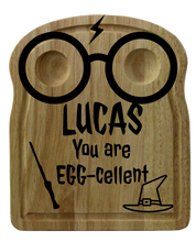 Load image into Gallery viewer, Personalised Wooden Egg Breakfast Board
