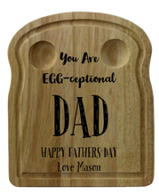 Load image into Gallery viewer, Personalised Wooden Egg Breakfast Board
