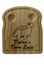 Load image into Gallery viewer, Personalised Wooden Egg Breakfast Board
