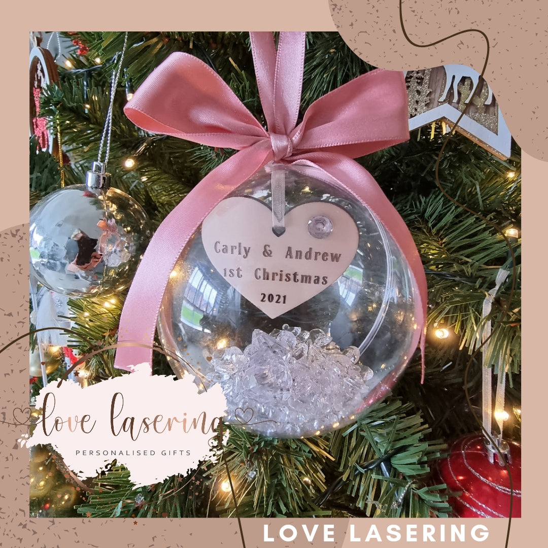 Personalised Crystal Bauble
